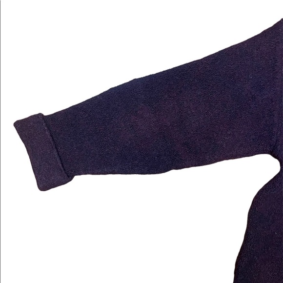 Free People Bubble Crew Neck Pullover Sweater Plum Purple Size M/L - Picture 5 of 8